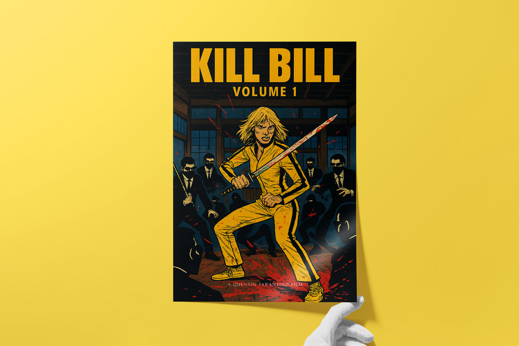 Kill Bill Vol 1 and 2 Movie Poster Set [AMV]