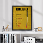 Kill Bill Vol 1 Minimalist Movie Poster [AMV]