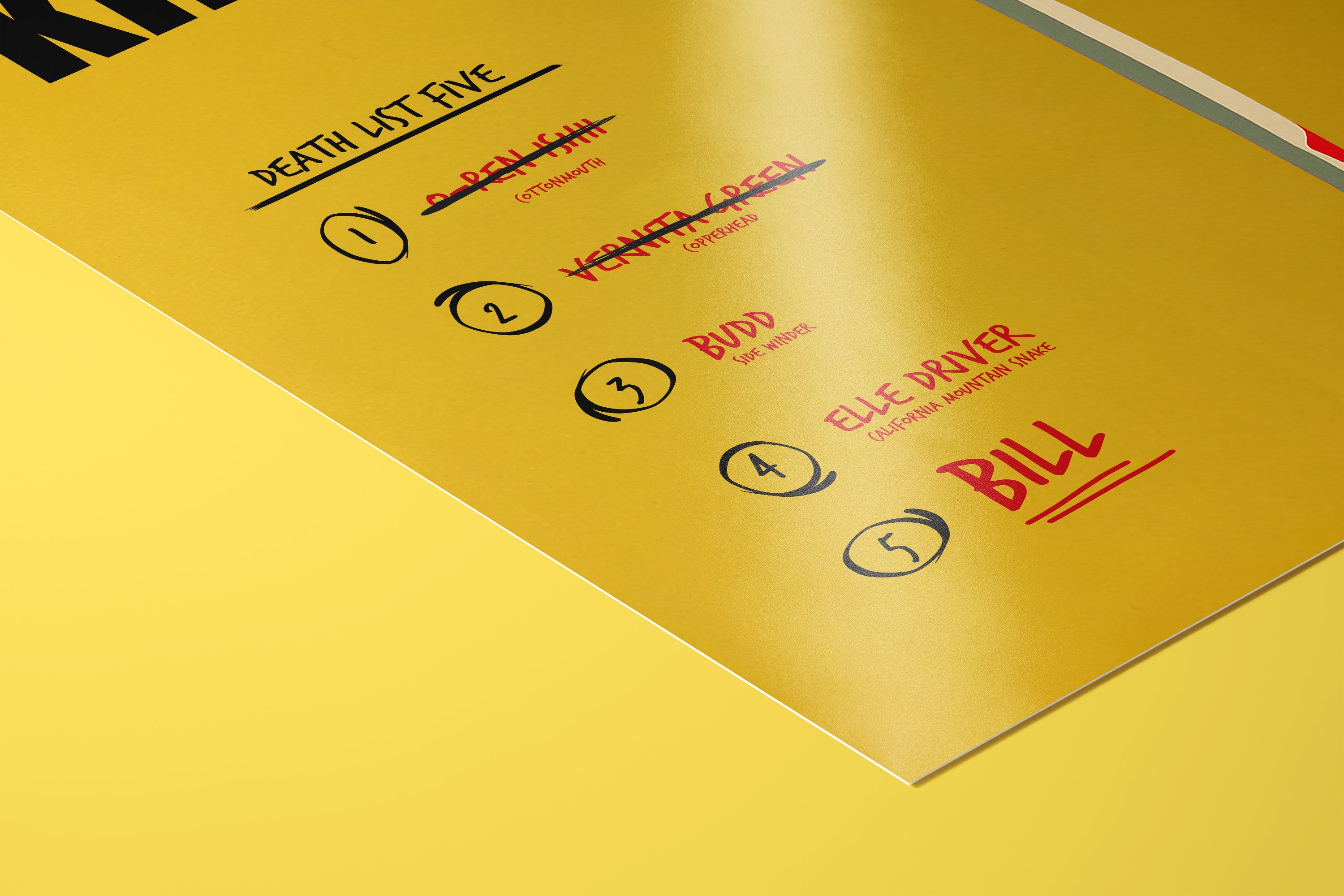 Kill Bill Vol 1 Minimalist Movie Poster [AMV]