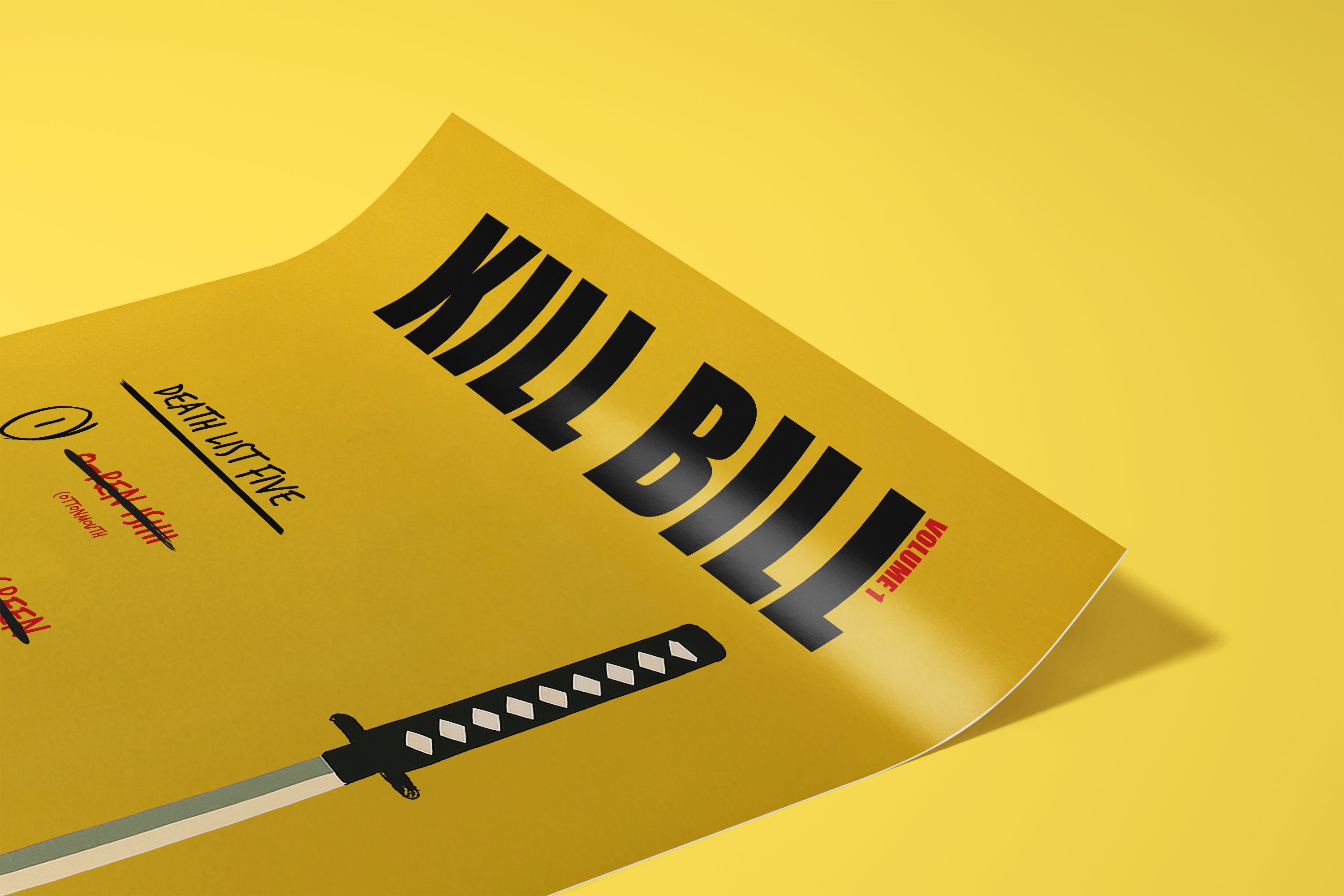 Kill Bill Vol 1 Minimalist Movie Poster [AMV]