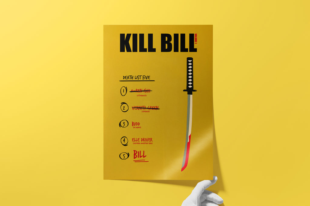 Kill Bill Vol 1 Minimalist Movie Poster [AMV]