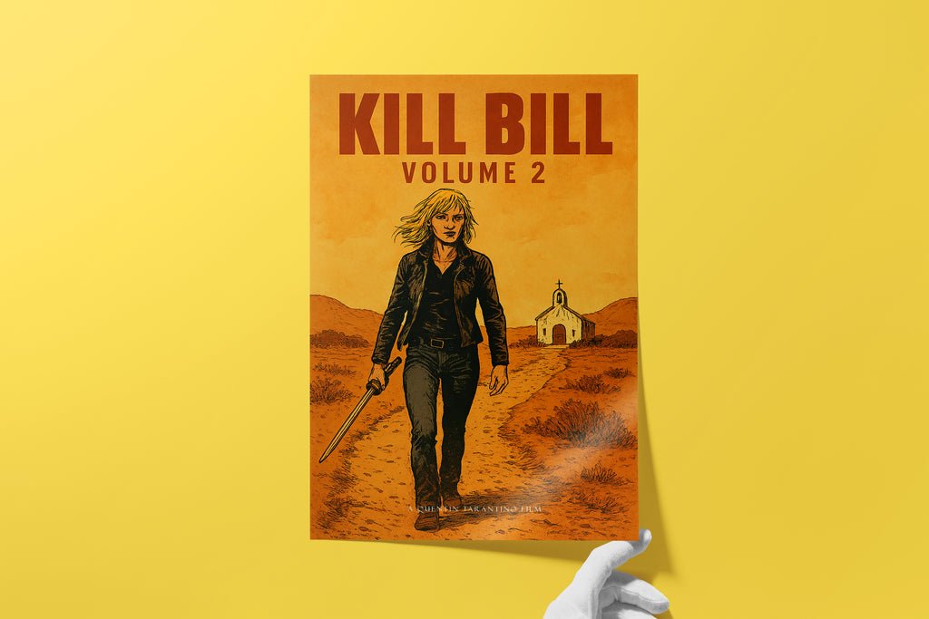 Kill Bill Vol 1 and 2 Movie Poster Set [AMV]