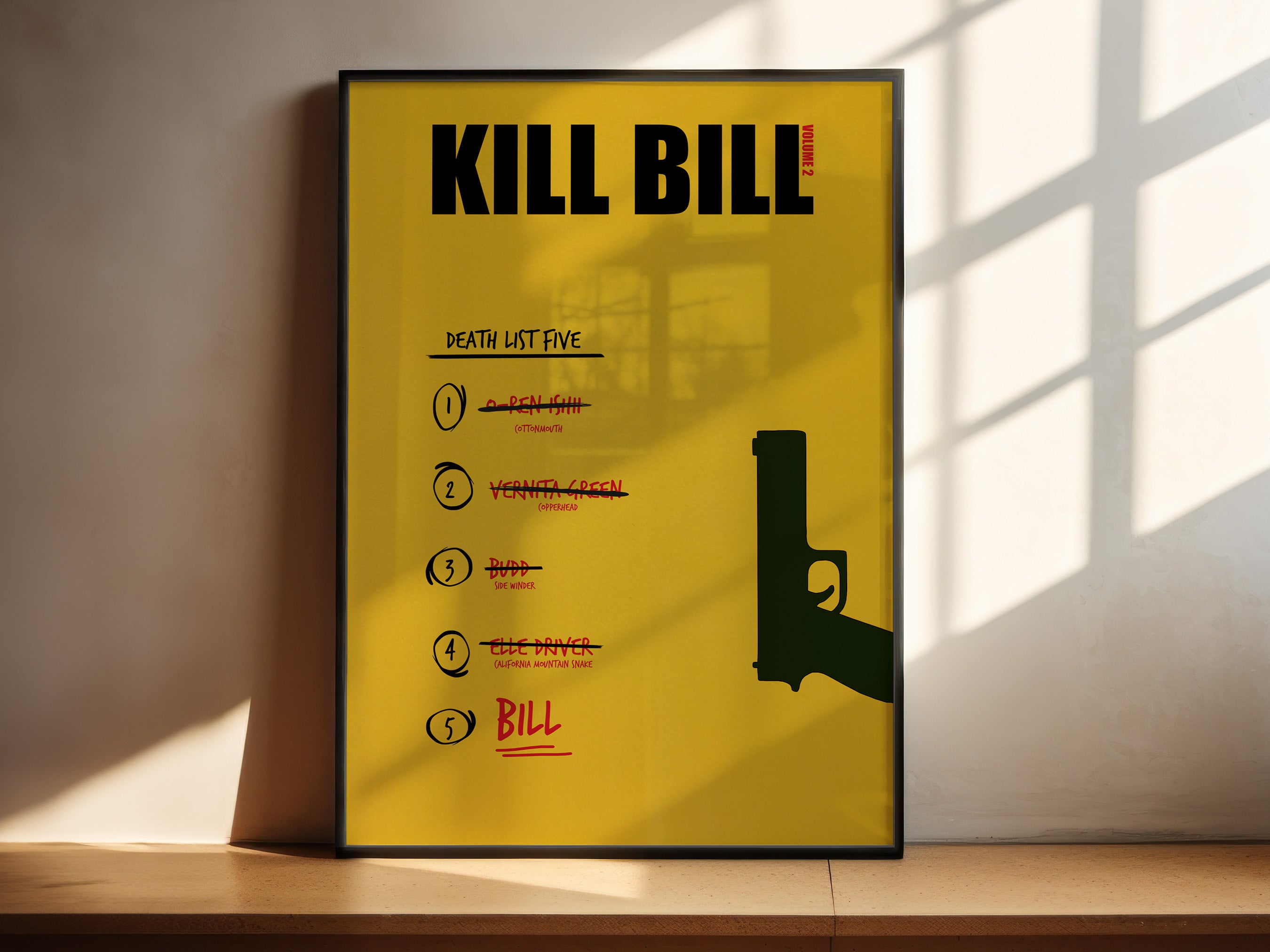Kill Bill Vol 2 Minimalist Movie Poster [AMV]