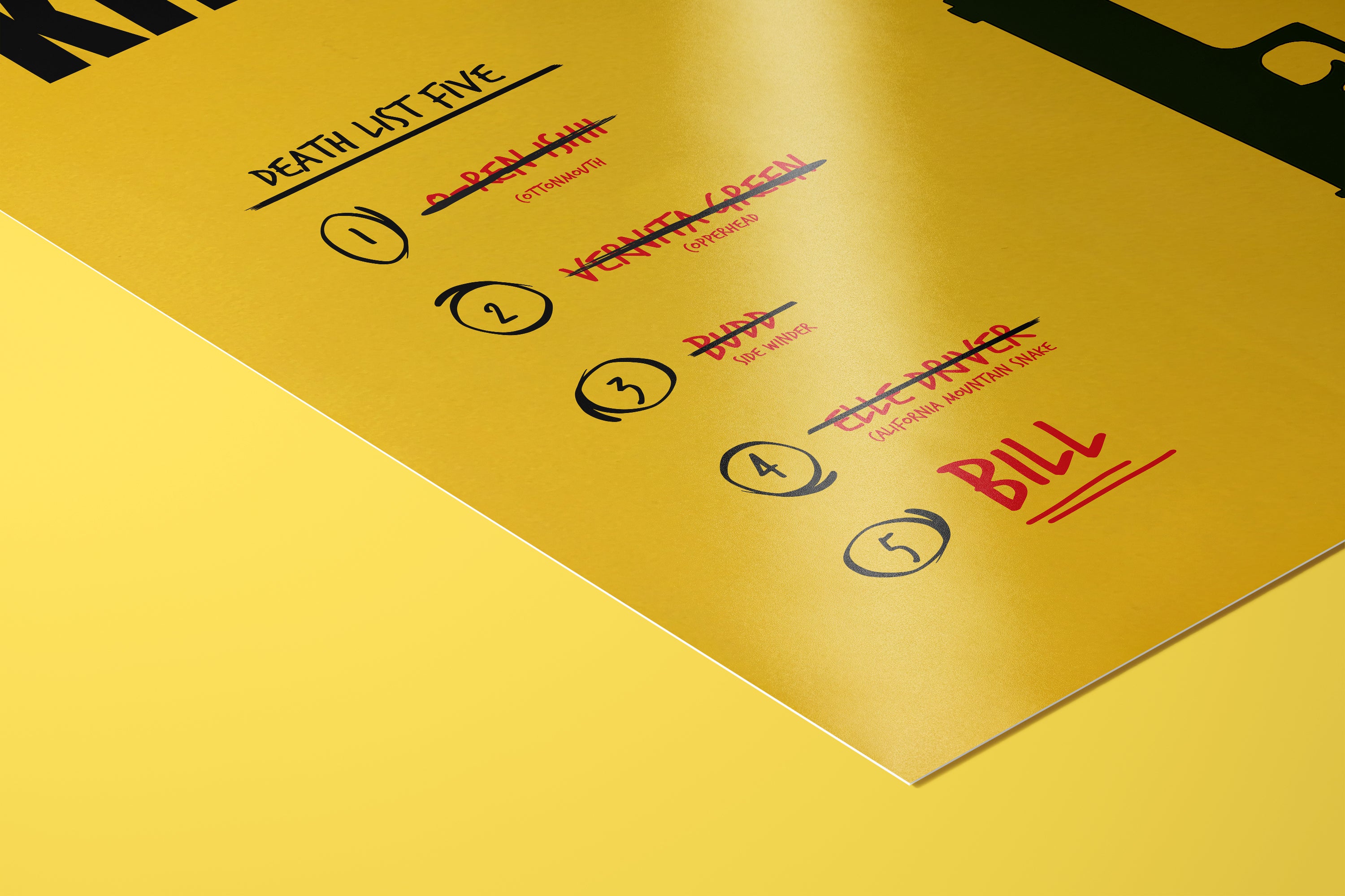 Kill Bill Vol 2 Minimalist Movie Poster [AMV]