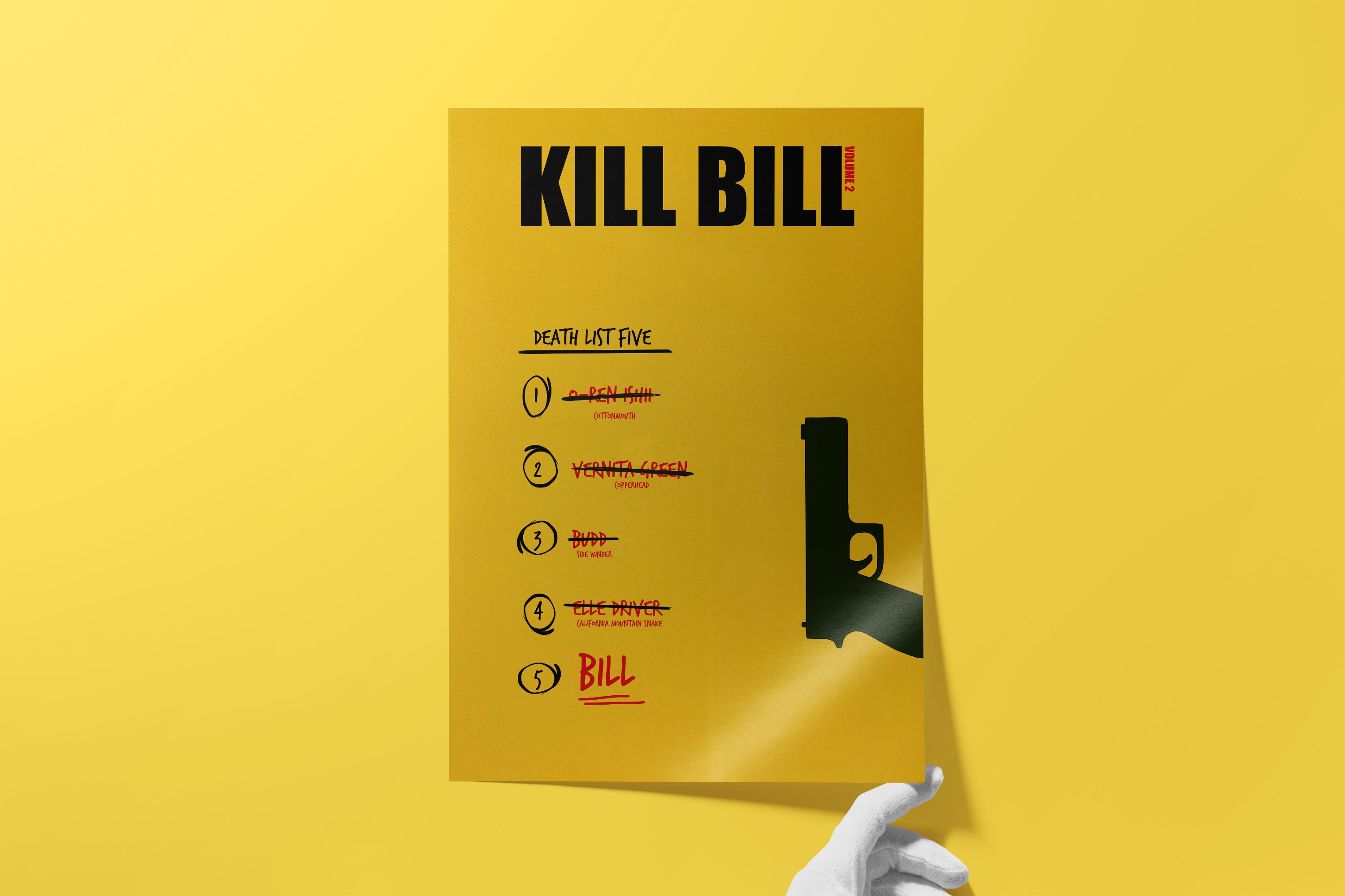 Kill Bill Vol 2 Minimalist Movie Poster [AMV]