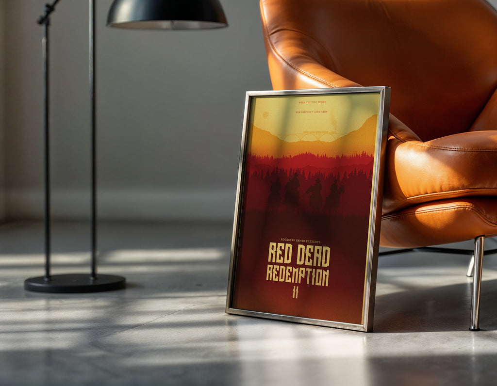 Red Dead Redemption 2 Video Game Poster [Edward]