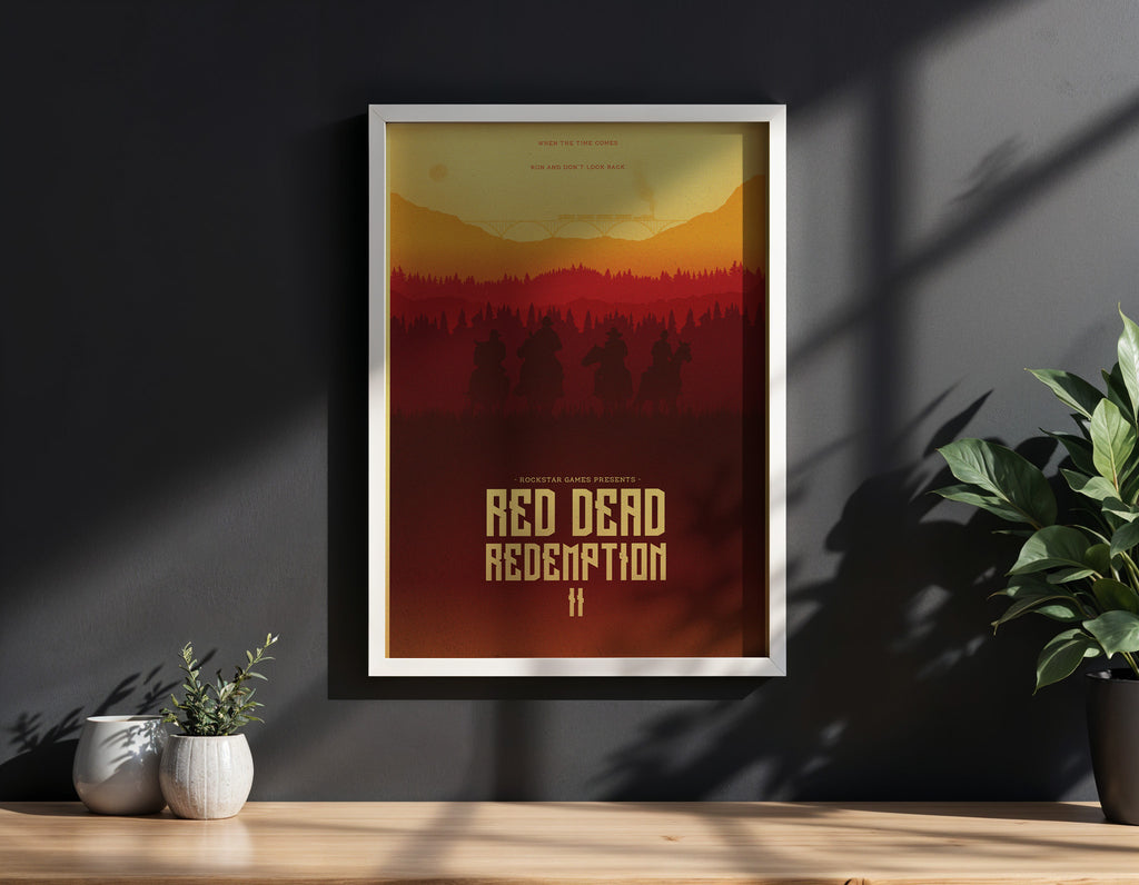 Red Dead Redemption 2 Video Game Poster [Edward]