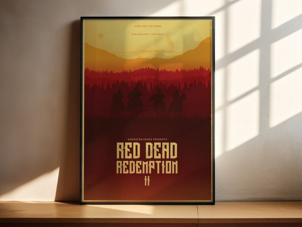 Red Dead Redemption 2 Video Game Poster [Edward]