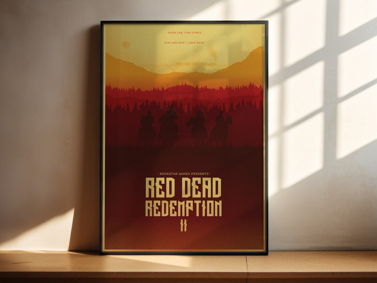 Red Dead Redemption 2 Video Game Poster [Edward]