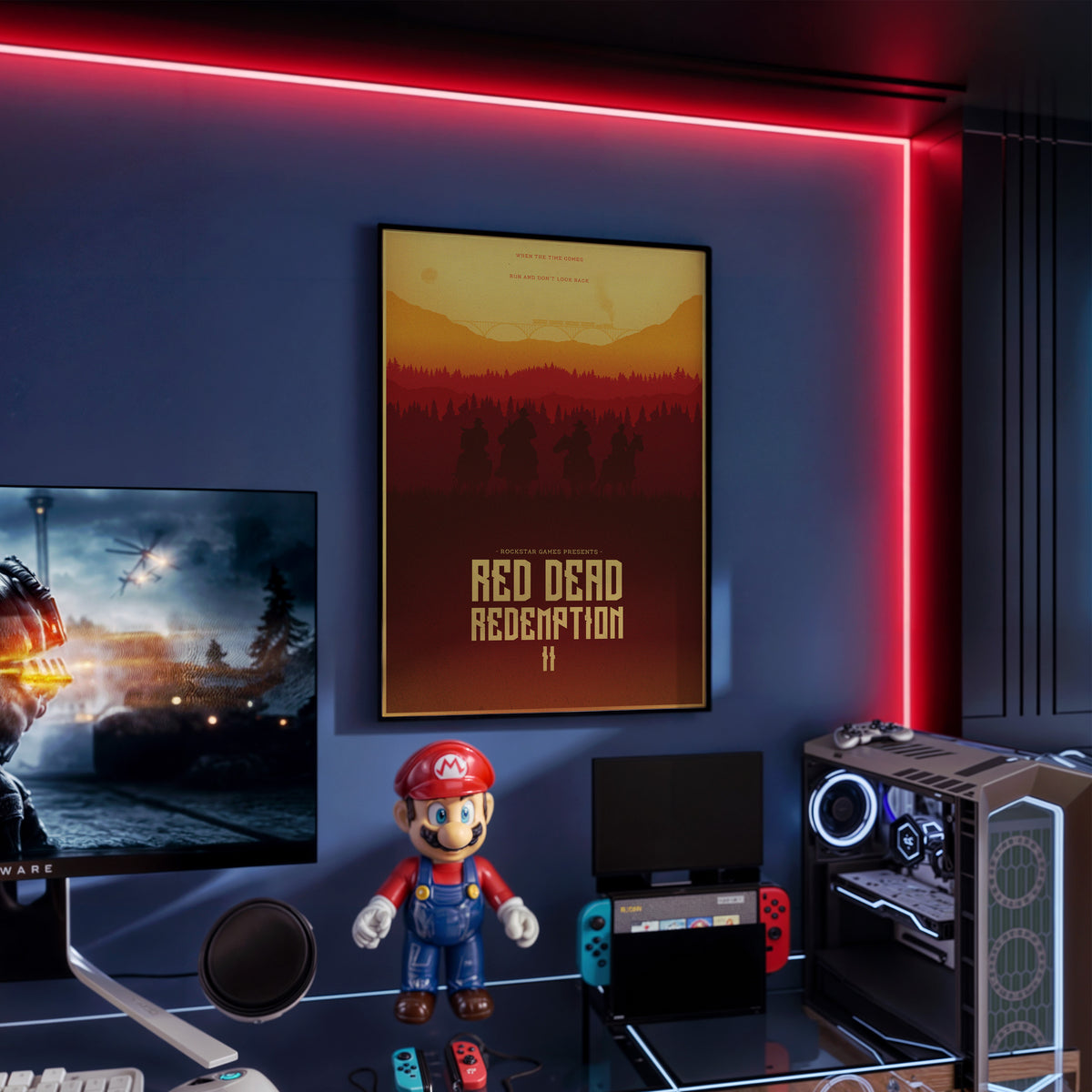 Red Dead Redemption 2 Video Game Poster [Edward]
