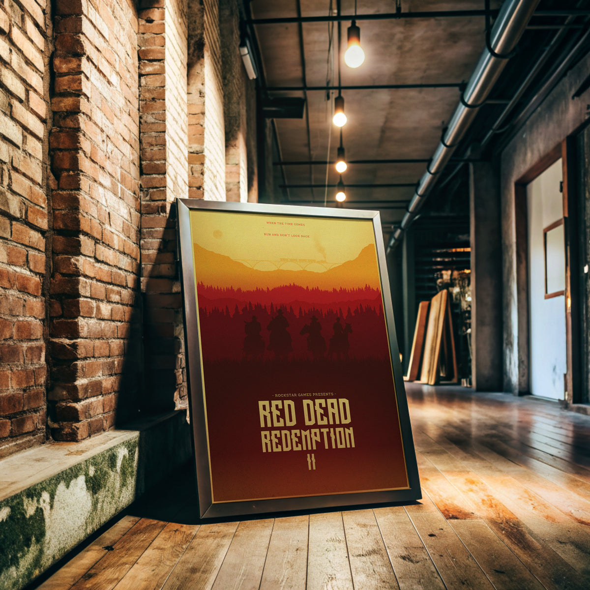 Red Dead Redemption 2 Video Game Poster [Edward]