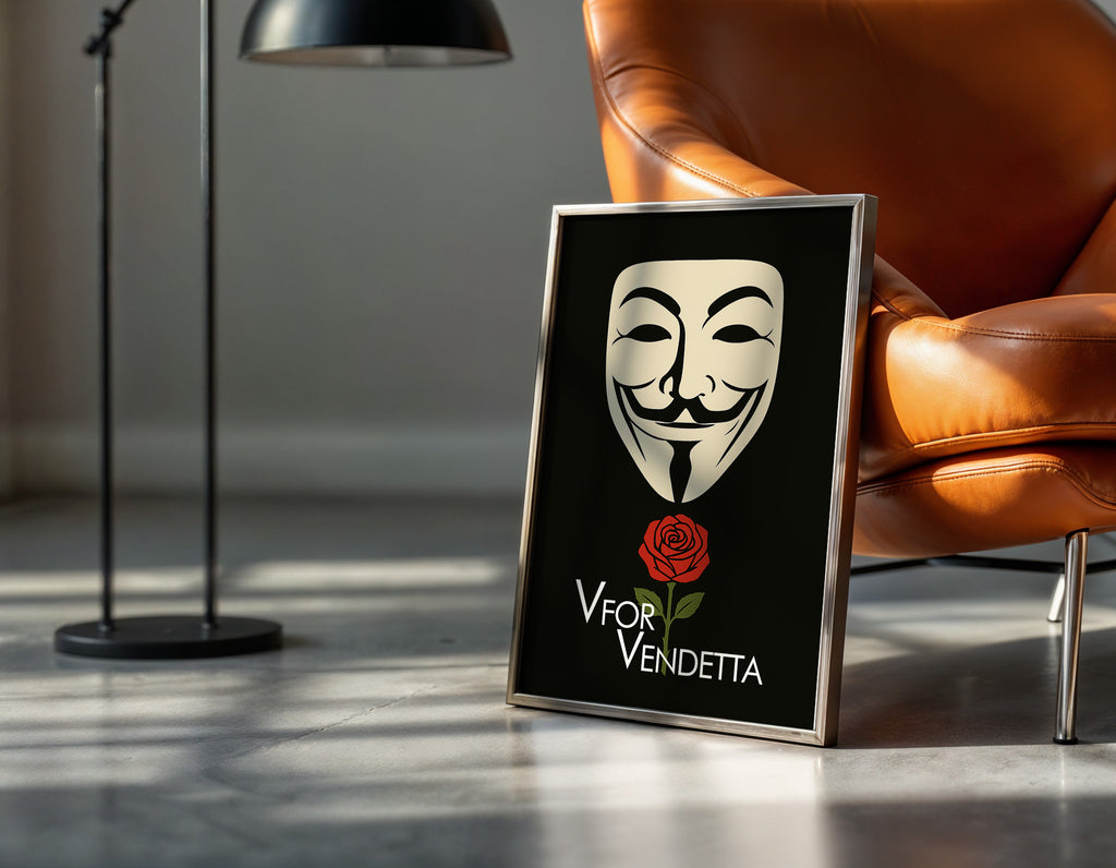 V for Vendetta Minimalist Movie Poster [AMV]