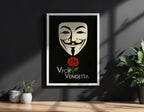 V for Vendetta Minimalist Movie Poster [AMV]