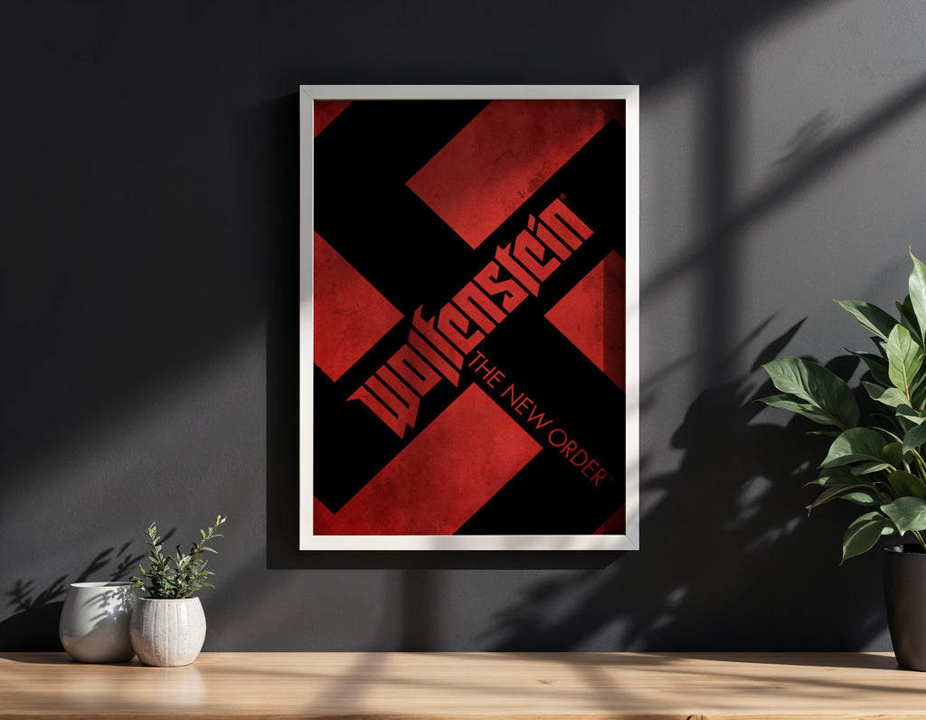 Wolfenstein The New Order Video Game Poster [Edward]