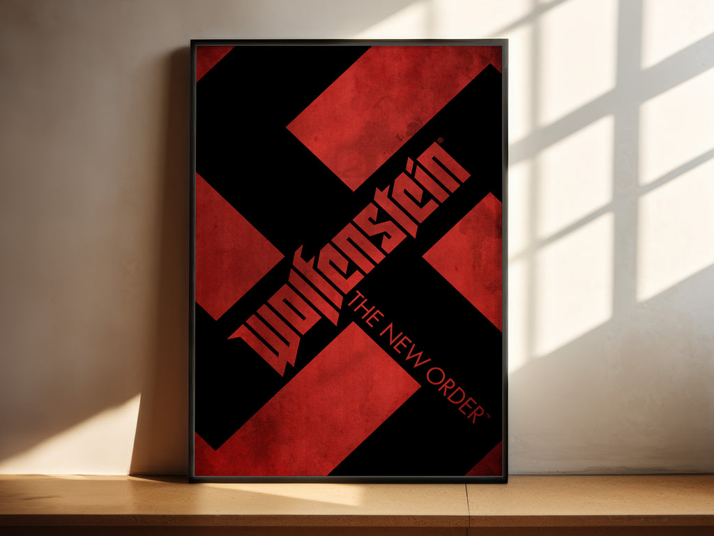 Wolfenstein The New Order Video Game Poster [Edward]