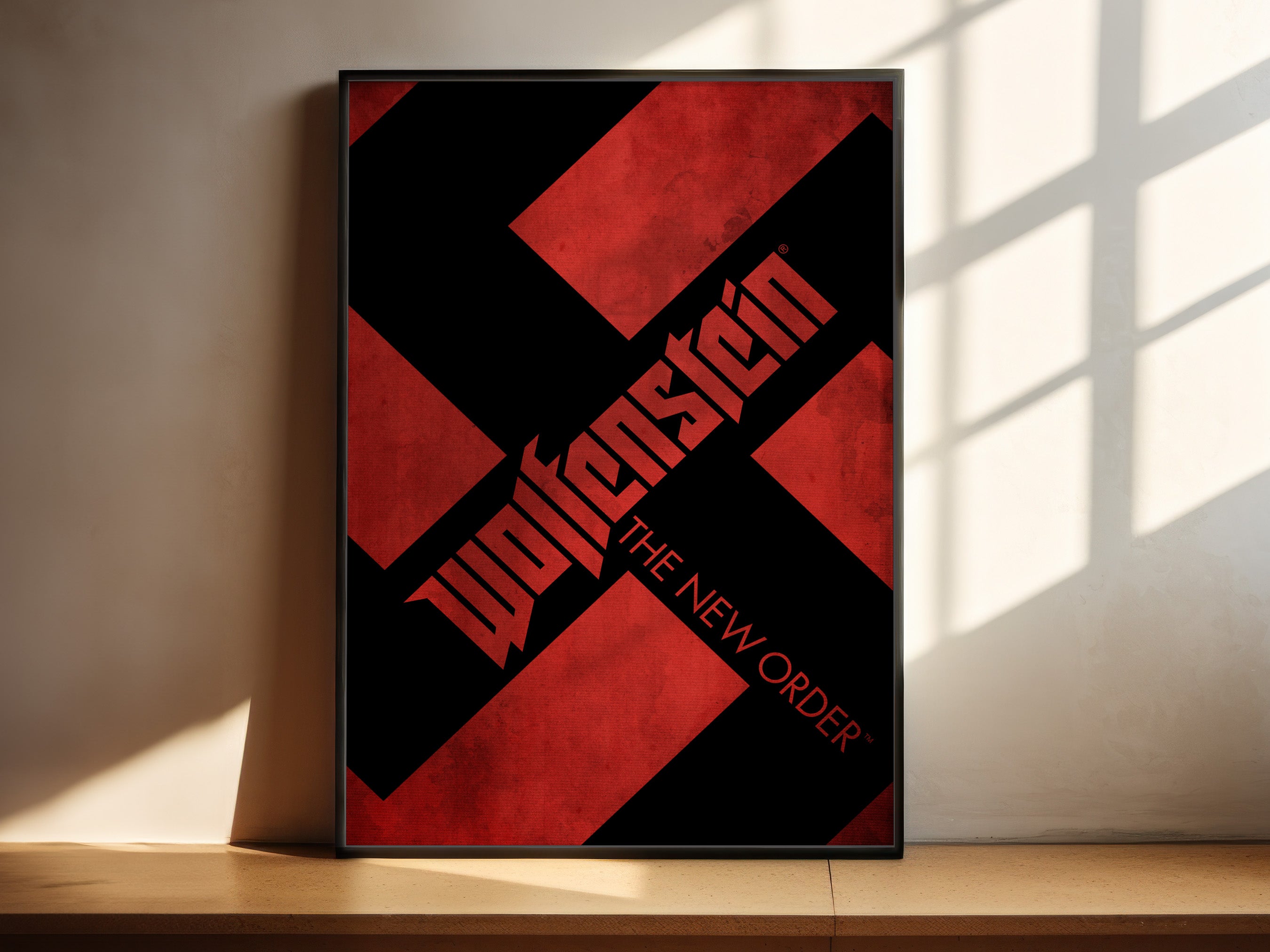 Wolfenstein The New Order Video Game Poster [Edward]