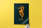 Bambi Minimalist Animation Movie Poster [Bilal]
