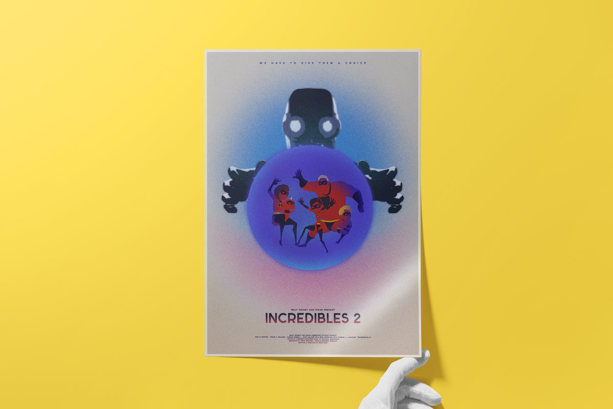 Incredibles 2 Animation Movie Poster [Edward]