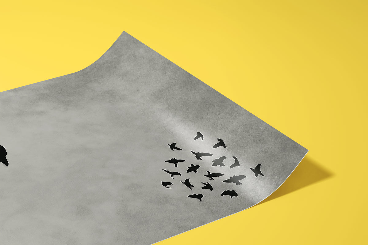 The Birds Minimalist Movie Poster [AMV]