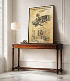 Kinetoscopic Apparatus Patent Poster - Vintage Invention Art, Cinema History Decor, Gift for Film Buffs, motion picture print [US632472]