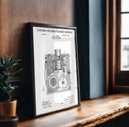 Kinetographic Camera (Esmond) Patent Poster - Historic Movie Camera Art, Gift for Film History Fans, vintage cinema print (US661119-1)