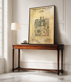 Kinetographic Camera (Esmond) Patent Poster - Historic Movie Camera Art, Gift for Film History Fans, vintage cinema print (US661119-1)