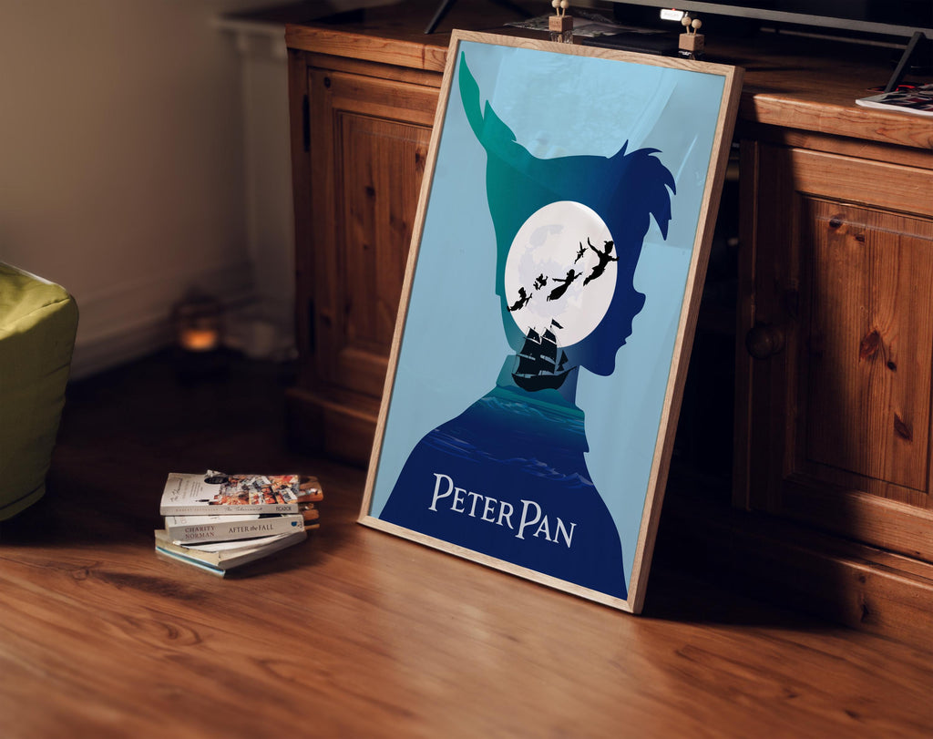 Peter Pan Poster - Classic Fairy Tale Wall Art, Neverland Print, Perfect Gift for Disney and Fantasy Fans