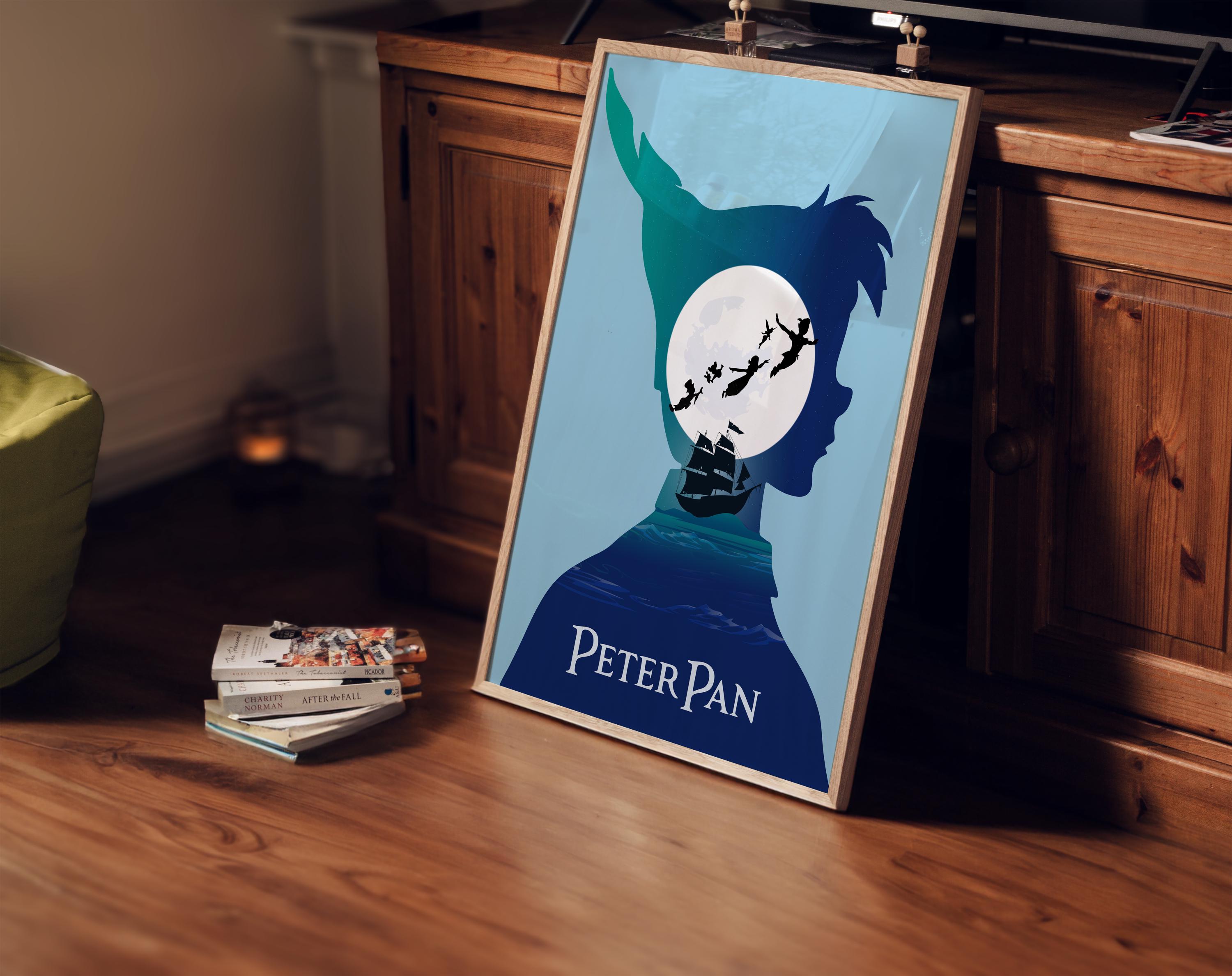 Peter Pan Poster - Classic Fairy Tale Wall Art, Neverland Print, Perfect Gift for Disney and Fantasy Fans