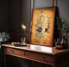 Opera Chair Patent Poster - Vintage print, theatrical design, classic decor, actor gift, cinephile gift, history of cinema art (US155107)