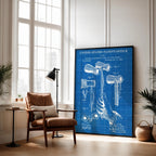 Opera Glasses Patent Poster - Vintage Wall Art, Perfect Gift for Art and Film Lovers, movie room decor, historical print [US376434]