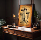 Opera Glasses Patent Poster - Vintage Wall Art, Perfect Gift for Art and Film Lovers, movie room decor, historical print [US376434]