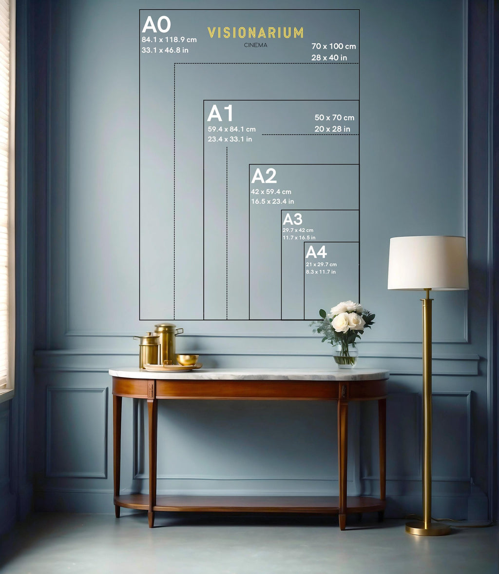 Film soundtracks apparatus Patent Poster - Vintage Movie Invention Art Print, Industrial Wall Decor, Retro Film Poster (US5587749-2)