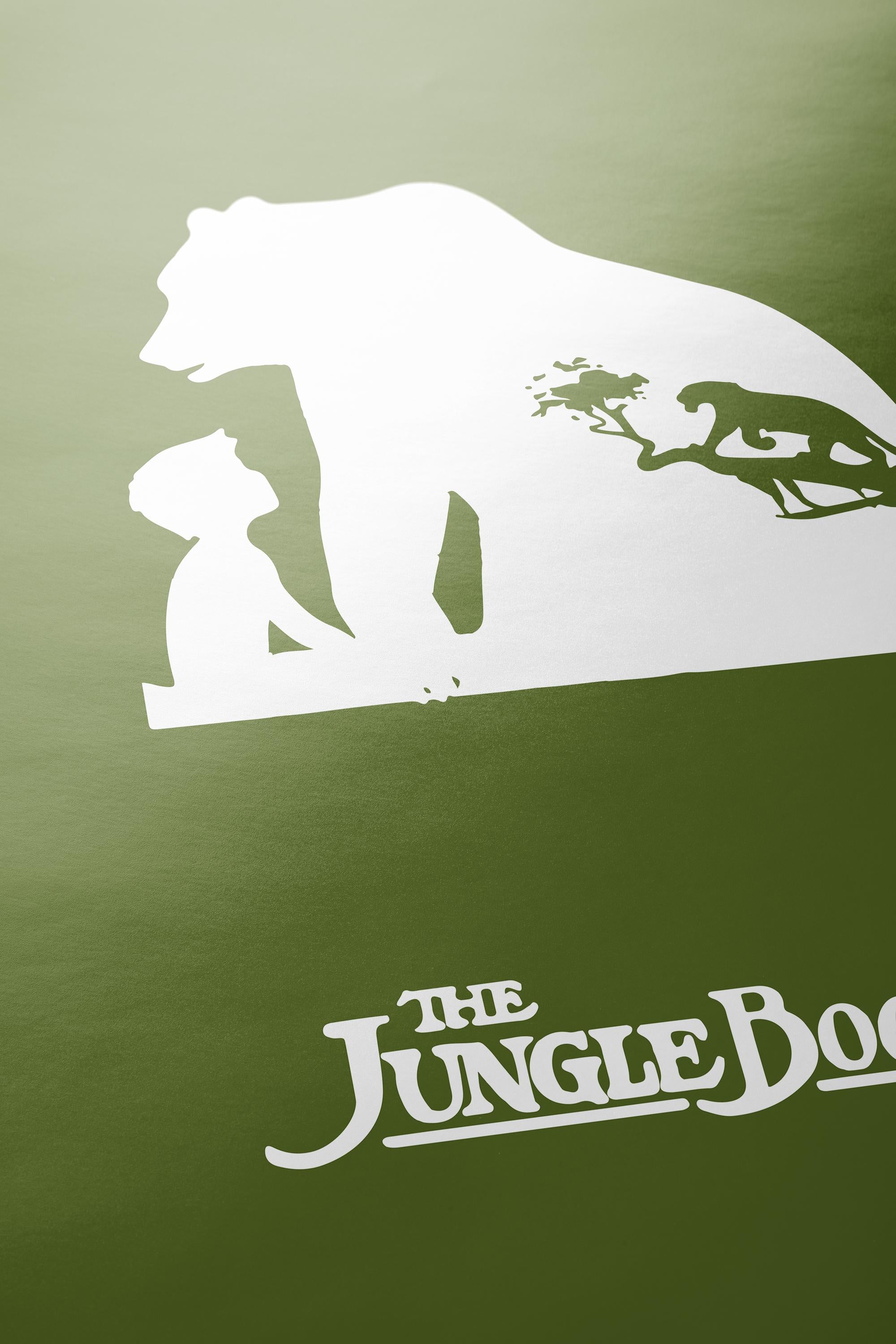 The Jungle Book Disney Poster - Mowgli Baloo Print, Classic Animation Decor, Vintage Fan Gift Idea