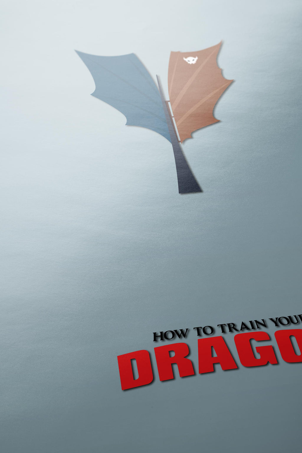 How to Train Your Dragon Movie Poster - Hiccup Toothless Art Print, Fantasy Adventure Decor, DreamWorks Fan Gift