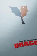 How to Train Your Dragon Movie Poster - Hiccup Toothless Art Print, Fantasy Adventure Decor, DreamWorks Fan Gift