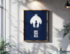 Big Hero 6 Poster - Disney Art Print, Wall Decor, Gift for Anime and Animated Movie Fans, Marvel Superheroes, Comic Lovers