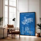Kinetoscopic Apparatus Patent Poster - Vintage Invention Art, Cinema History Decor, Gift for Film Buffs, motion picture print [US632472]