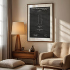 Kinetographic film Patent poster - cinema room wall art, movie room decor, film lover gift, vintage cinema artwork, vintage art [US657555]