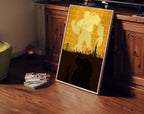 Bumblebee Movie Poster - Transformers Print, Movie Print, Robot Wall Art, Gift for Fans