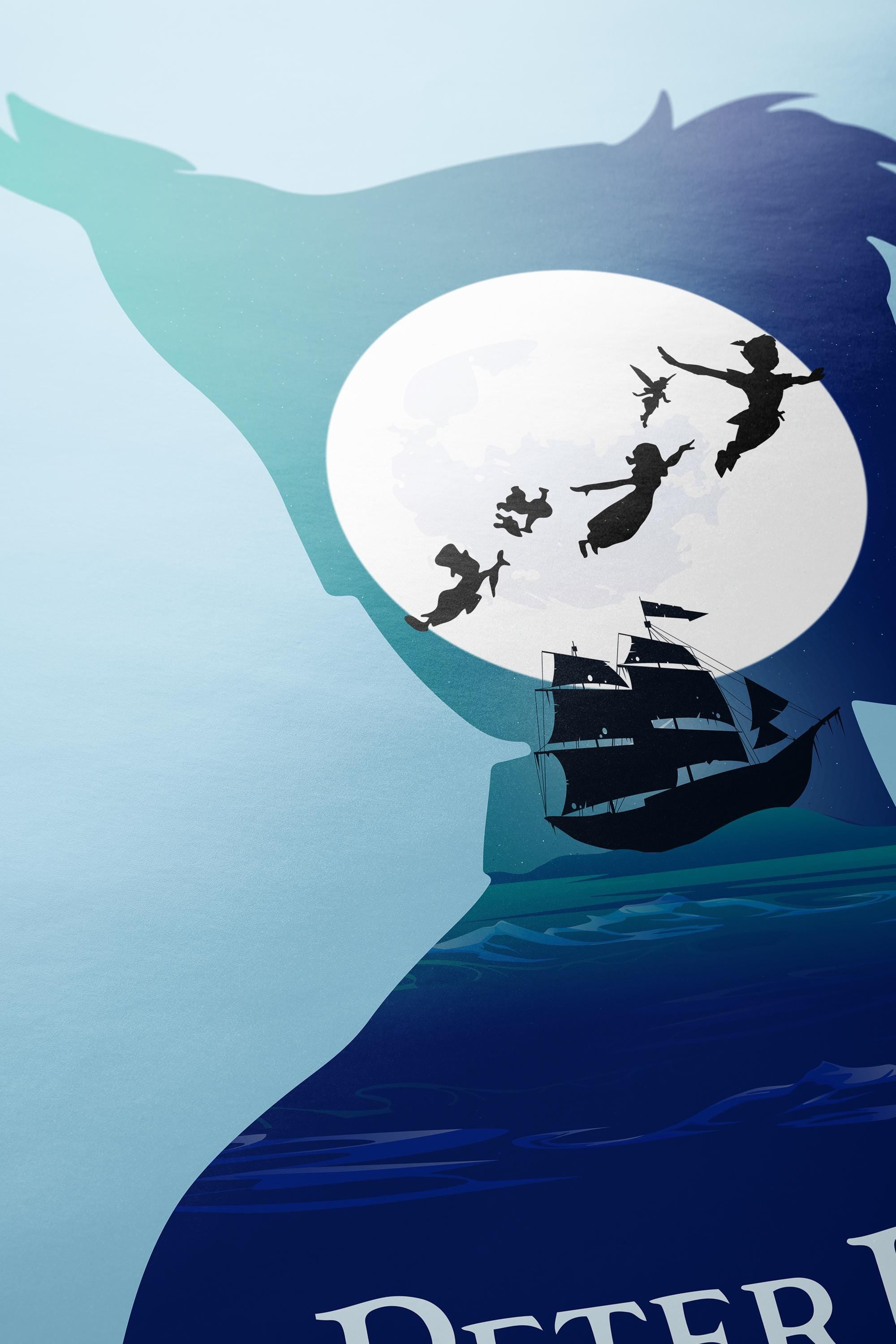 Peter Pan Poster - Classic Fairy Tale Wall Art, Neverland Print, Perfect Gift for Disney and Fantasy Fans