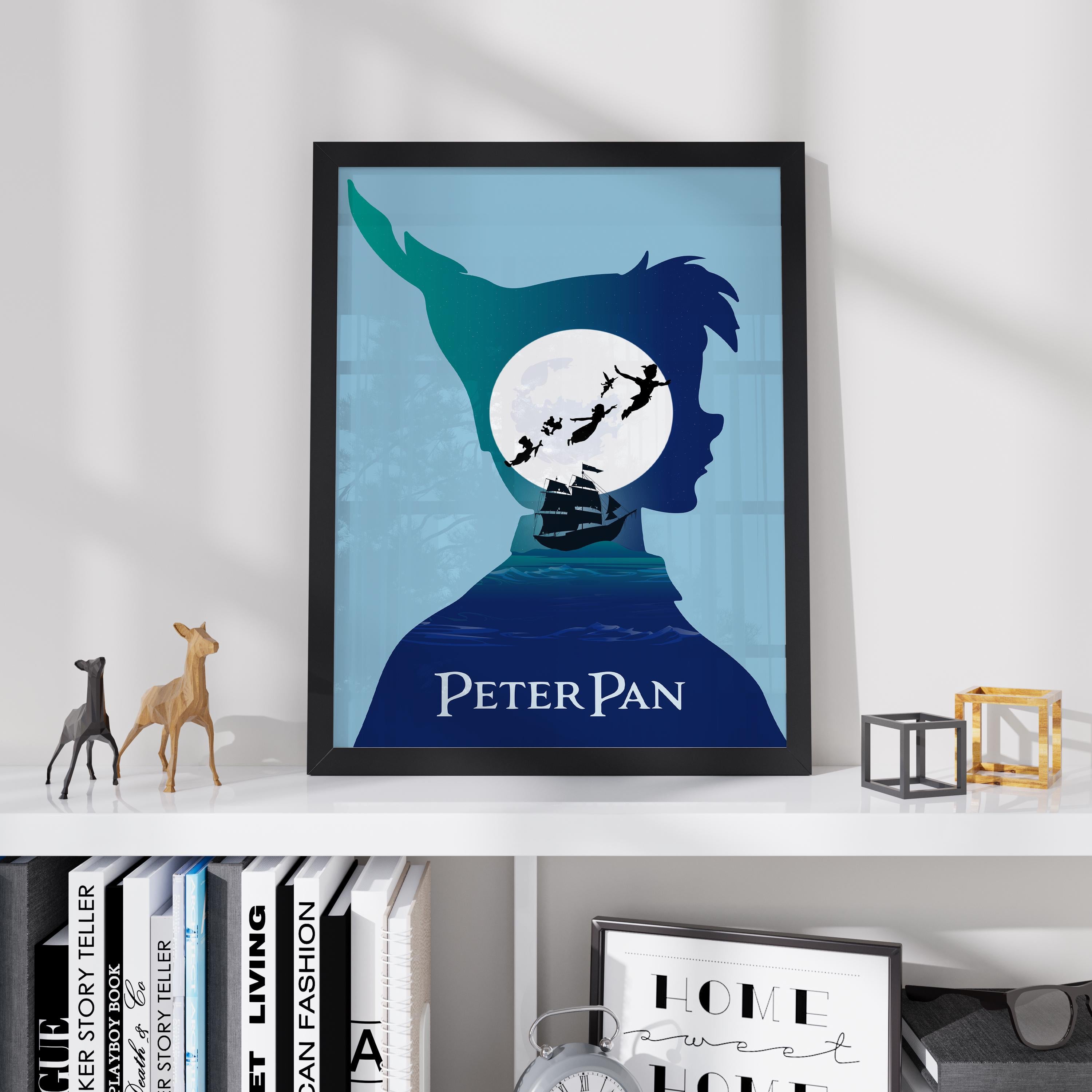 Peter Pan Poster - Classic Fairy Tale Wall Art, Neverland Print, Perfect Gift for Disney and Fantasy Fans