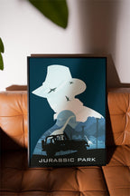 Jurassic Park Movie Poster - Vintage Wall Art, Cinematic Prints, Gift for Dinosaur Fans