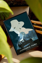 Jurassic Park Movie Poster - Vintage Wall Art, Cinematic Prints, Gift for Dinosaur Fans
