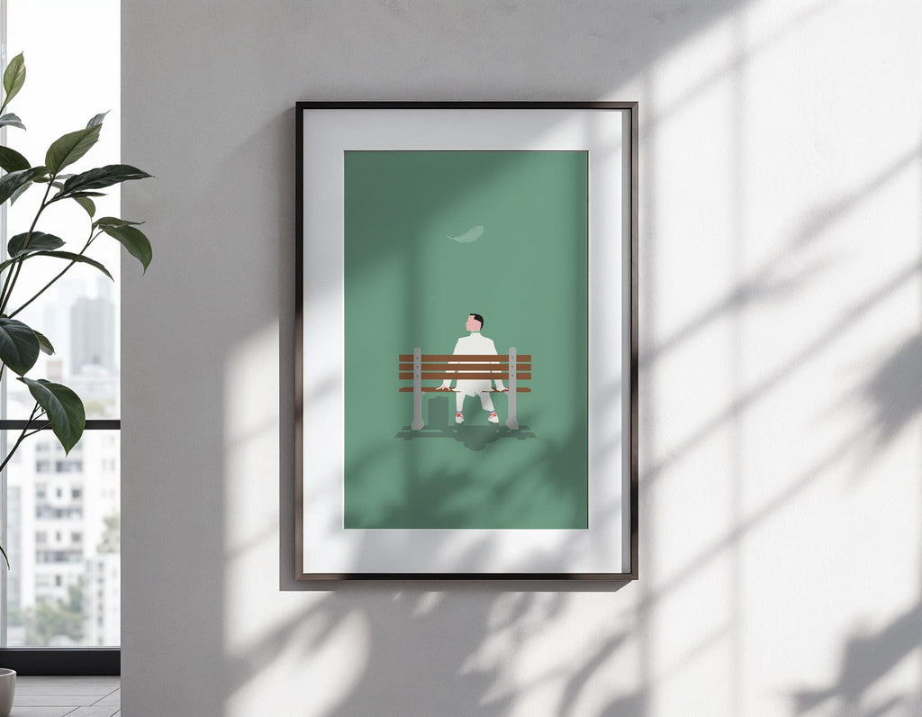 Forrest Gump Movie Poster - Classic Film Wall Art, Inspirational Home Decor, Gift for Movie Lovers