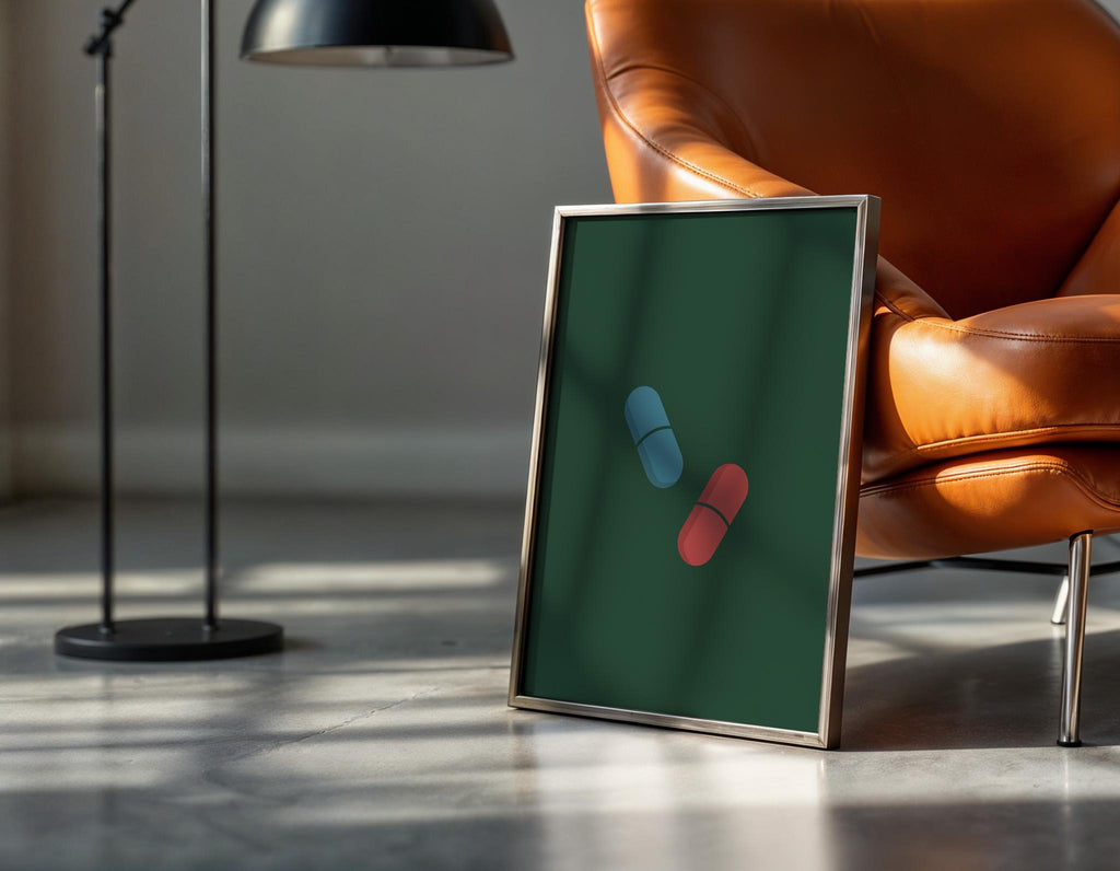 The Matrix Movie Poster - Sci-Fi Film Print, Cult Movie Art, Geek Gift, Minimalist Art