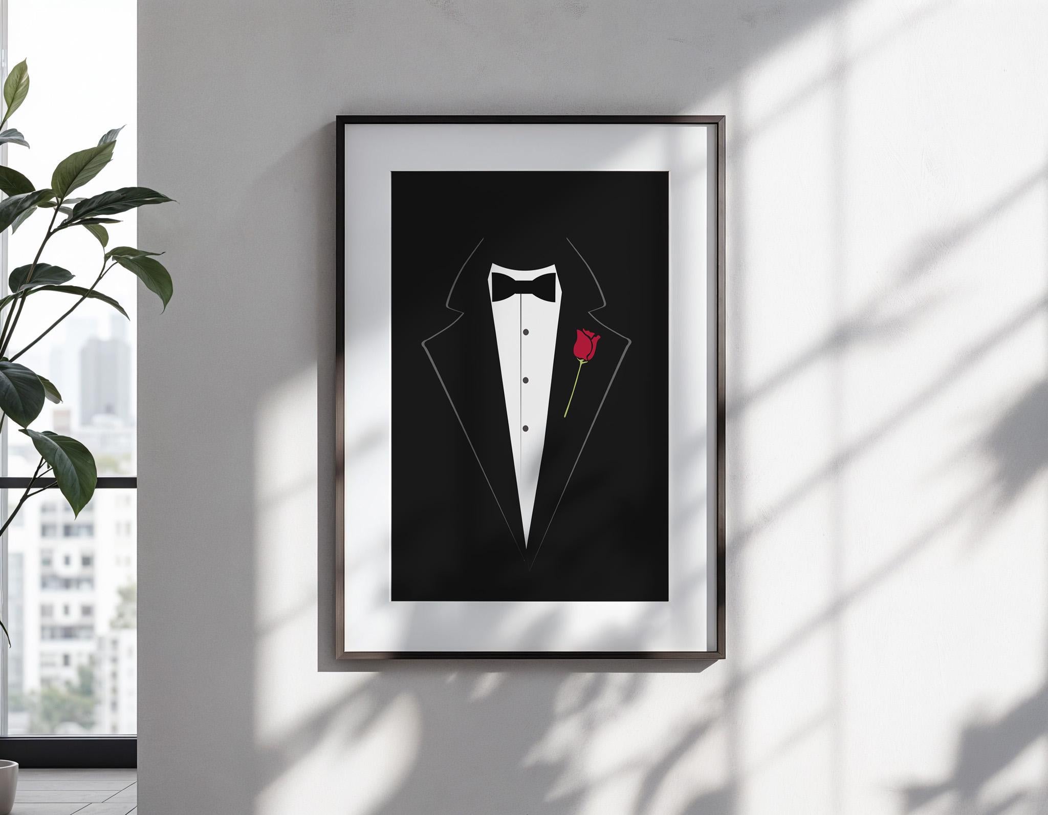 The Godfather Poster - Iconic Movie Wall Art, Mafia Film Decor, Perfect Gift for Fans of Classics