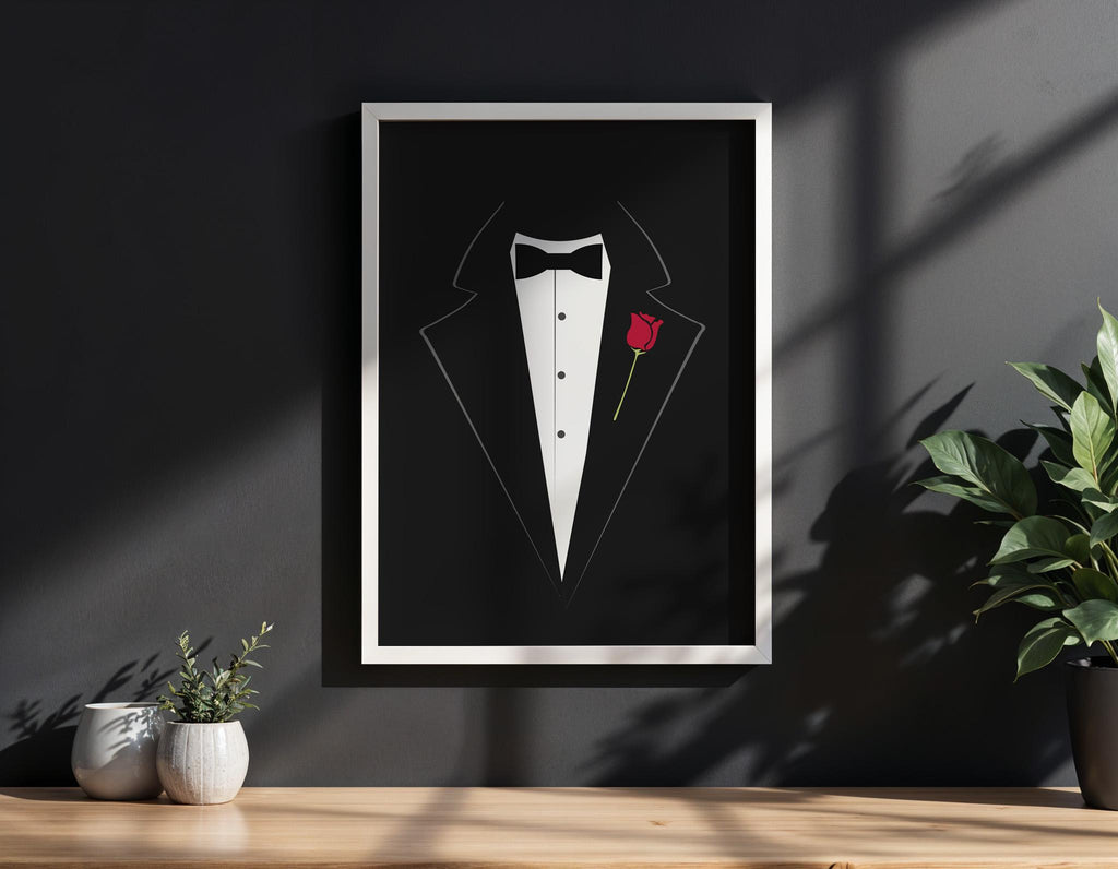 The Godfather Poster - Iconic Movie Wall Art, Mafia Film Decor, Perfect Gift for Fans of Classics