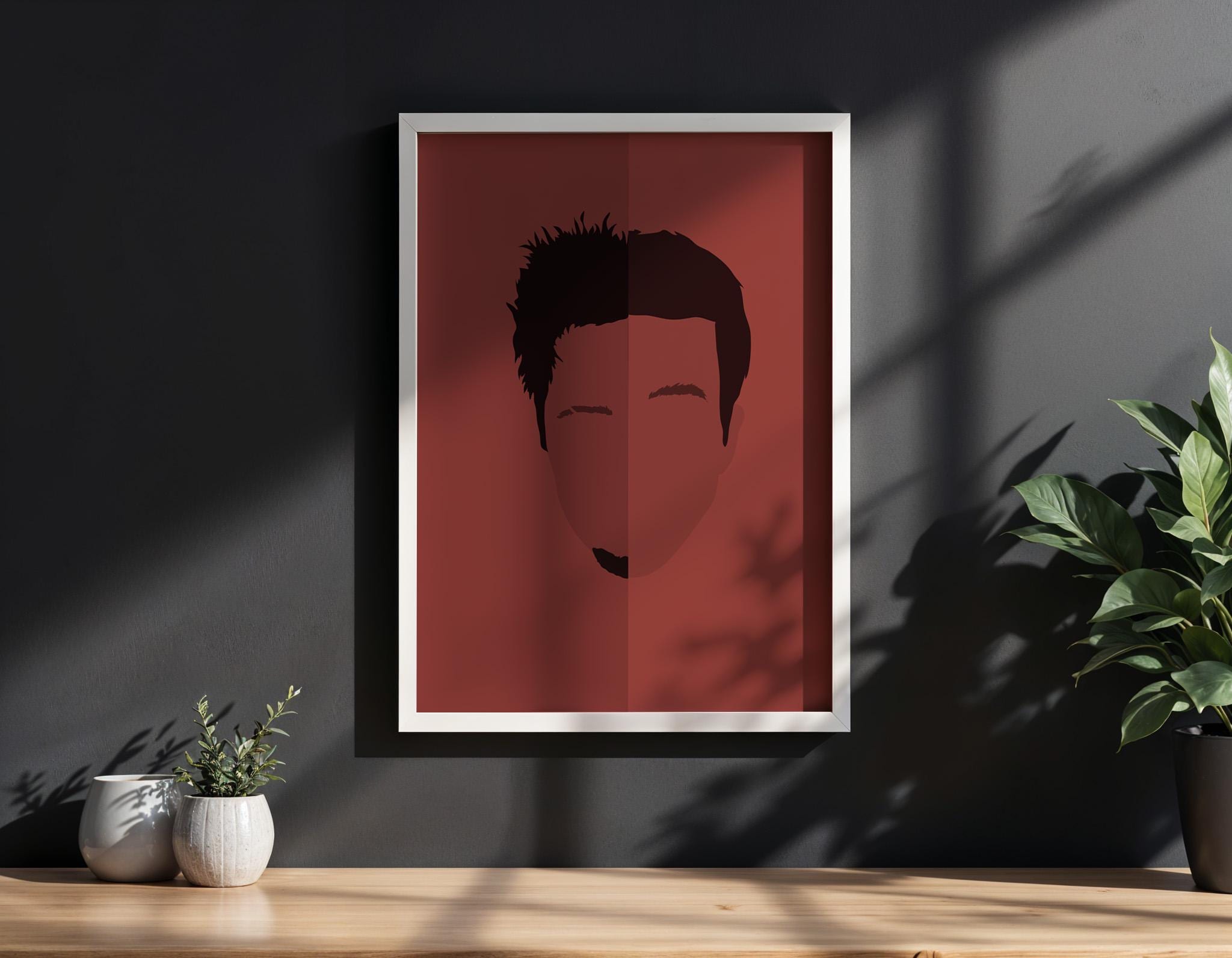 Fight Club Movie Poster - Cult Classic Wall Art, Edgy Film Decor, Perfect Gift for Movie Lovers