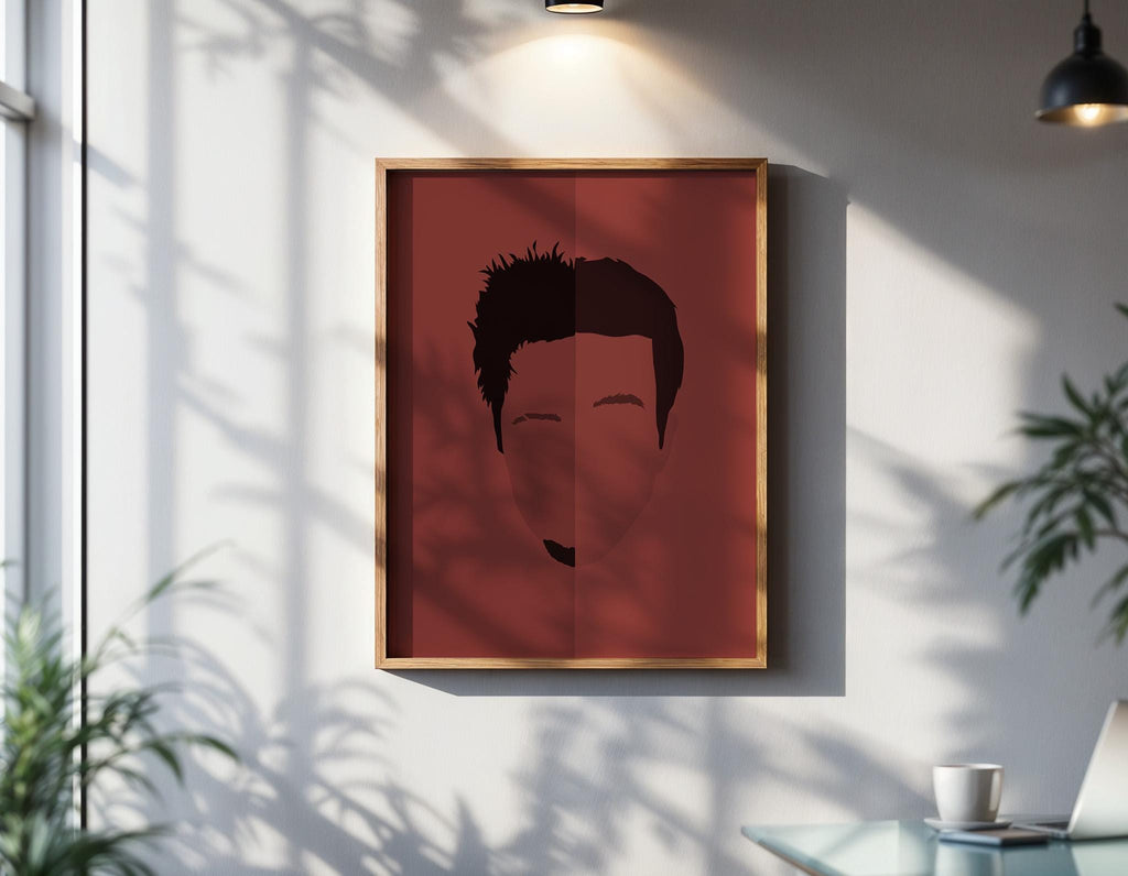 Fight Club Movie Poster - Cult Classic Wall Art, Edgy Film Decor, Perfect Gift for Movie Lovers