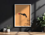 The Godfather Minimalist Poster - Francis Ford Coppola Design Print, Mafia Movie Decor, Cult Fan Gift